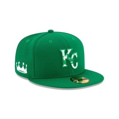 Kansas City Royals Gorra | New Era MLB St Patricks Day 59fifty Fitted Cap Mexico - Verdes